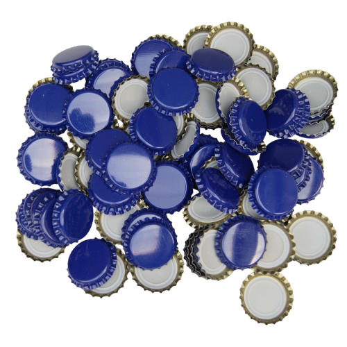 26mm Crown Bottle Caps Blue